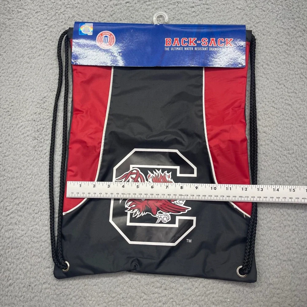 Concept One CLSO5002 Back Sack USC South Carolina Gamecocks RED Drawstring‎ Bag